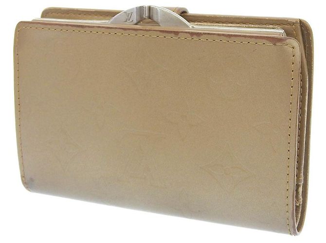 Cartera Monogram Mat Louis Vuitton M65157 Beige - vista 2