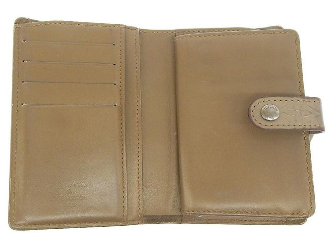 Cartera Monogram Mat Louis Vuitton M65157 Beige - vista 3