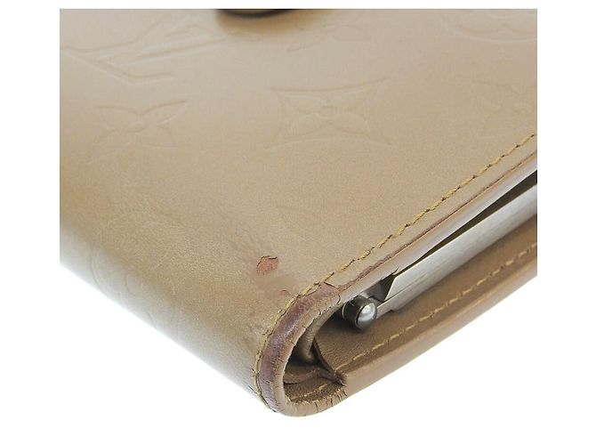 Cartera Monogram Mat Louis Vuitton M65157 Beige - vista 4