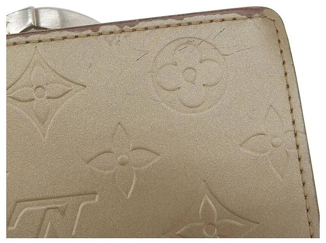 Cartera Monogram Mat Louis Vuitton M65157 Beige - vista 6