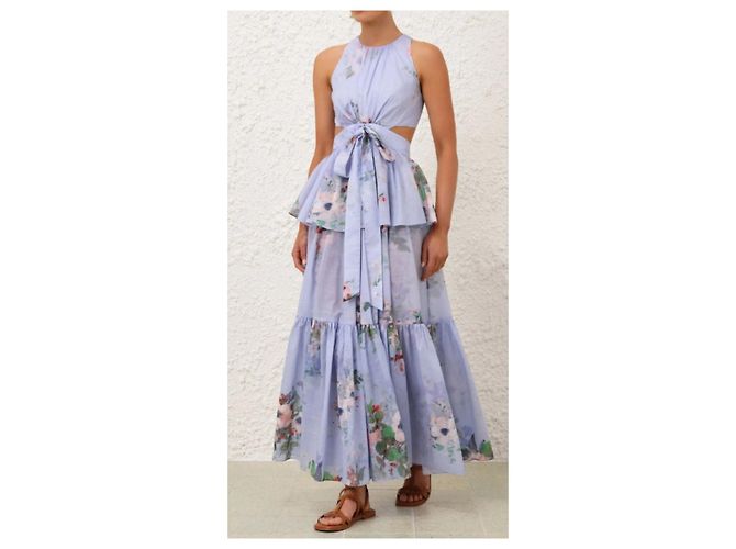 Zimmermann Everley Resort Kleid 2025 Hellblau - Ansicht 2