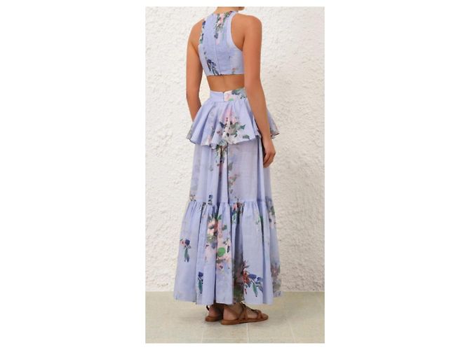 Zimmermann Everley Resort Kleid 2025 Hellblau - Ansicht 3