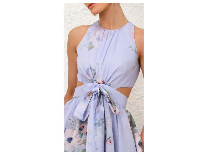 Zimmermann Everley Resort Kleid 2025 Hellblau - Ansicht 4