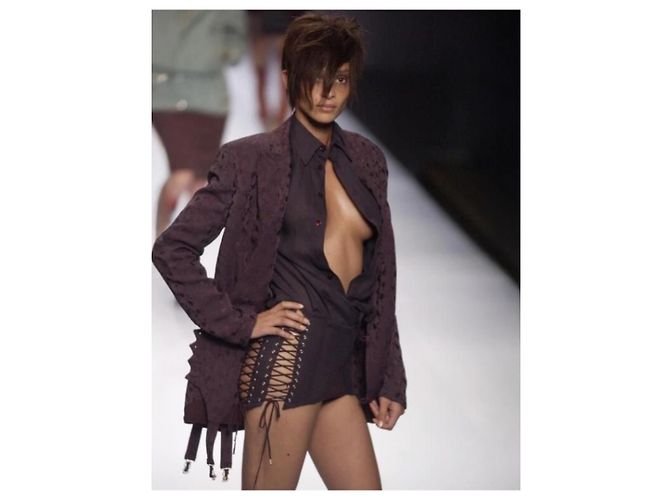 Jean Paul Gaultier Corset Tailor Jacke SS2004 Braun - Ansicht 3
