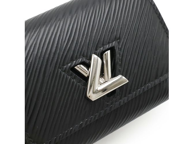 Louis Vuitton Epi Portemonnaie Twist Compact XS Schwarz - Ansicht 5