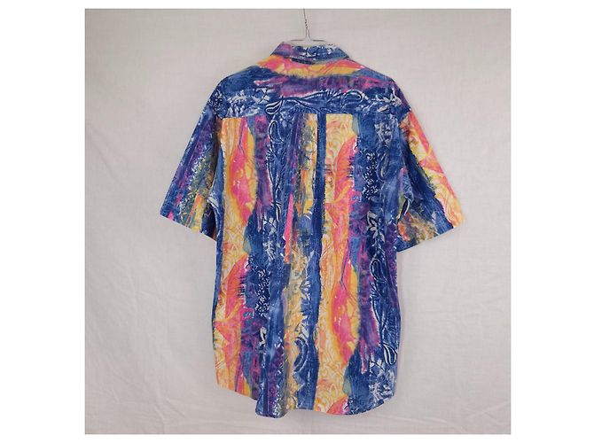 Emanuel Ungaro Ungaro camicia da uomo estiva vintage anni 90 Multicolore - vista 2