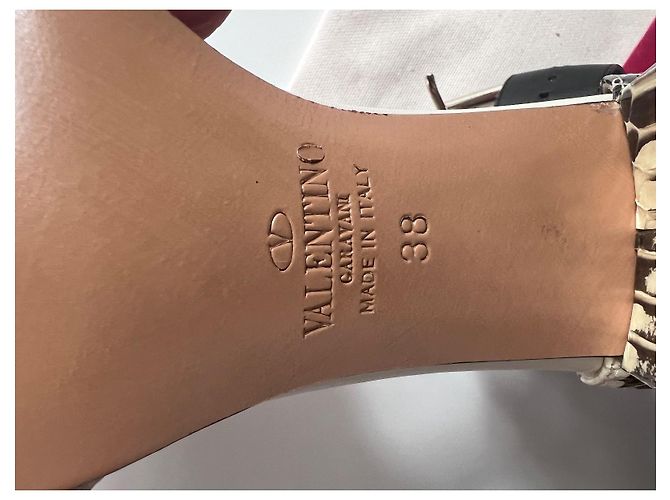 Sandali Valentino Garavani in pelle grigi Grigio - vista 10