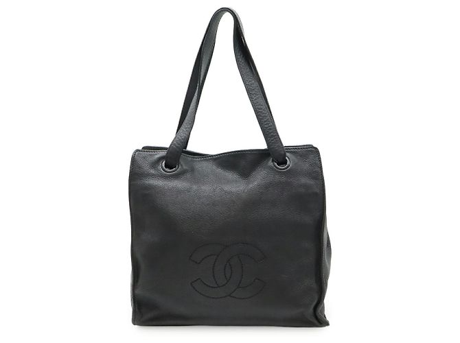 Chanel Coco Mark Tote Bag Schwarz - Ansicht 2