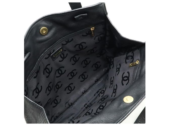 Chanel Coco Mark Tote Bag Schwarz - Ansicht 6