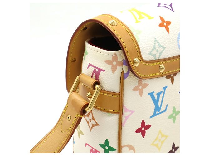 Louis Vuitton Monogram Multicolore Sologne Shoulder Bag White Multiple colors - view 5