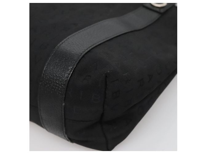 Bulgari Borsa Tote BVLGARI Logo Mania in tela nera e argento autentica bs27433 - vista 15