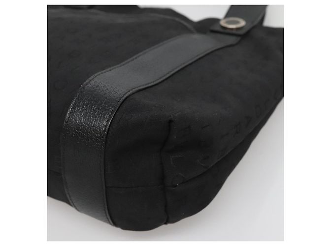 Bulgari Borsa Tote BVLGARI Logo Mania in tela nera e argento autentica bs27433 - vista 9