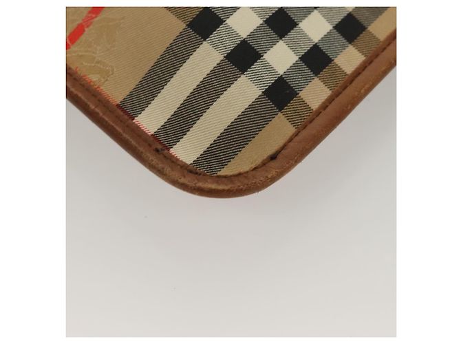 Autre Marque Borsa Clutch Document Nova Check di Burberrys in tela beige Auth BA3443 - vista 16