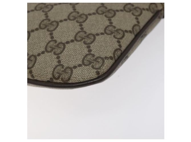 GUCCI GG Supreme Web Sherry Line Borsa a Spalla PVC Beige 004 02 047 Auth BA3428 - vista 14