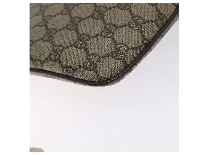 GUCCI GG Supreme Web Sherry Line Borsa a Spalla PVC Beige 004 02 047 Auth BA3428 - vista 17