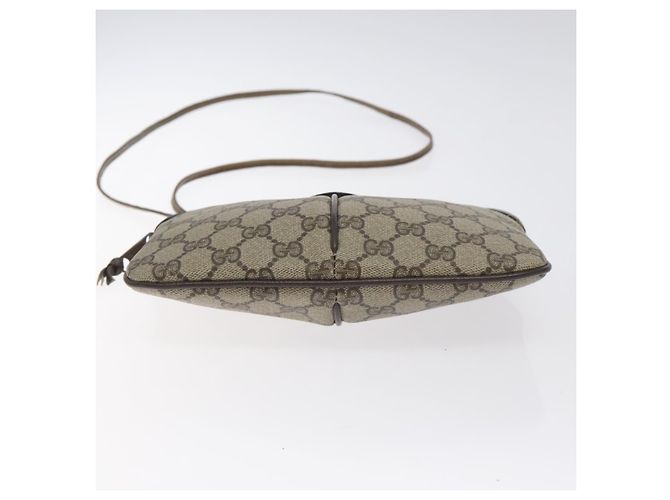 GUCCI GG Supreme Web Sherry Line Borsa a Spalla PVC Beige 004 02 047 Auth BA3428 - vista 5