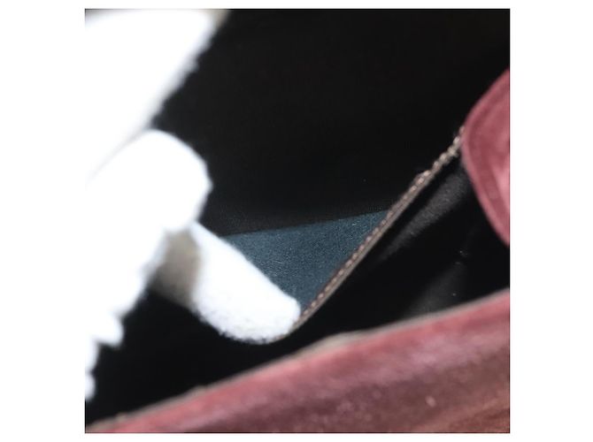 Bolsa de Ombro SAINT LAURENT em Camurça Marrom Auth BA3599 - vista 12