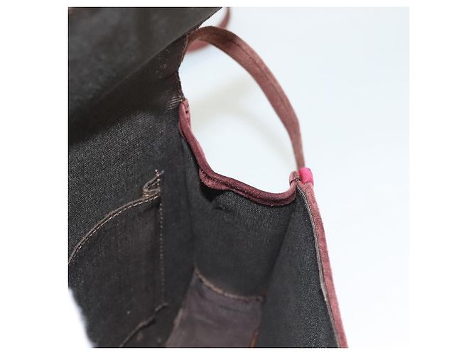 Bolsa de Ombro SAINT LAURENT em Camurça Marrom Auth BA3599 - vista 18