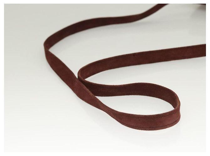 Bolsa de Ombro SAINT LAURENT em Camurça Marrom Auth BA3599 - vista 7