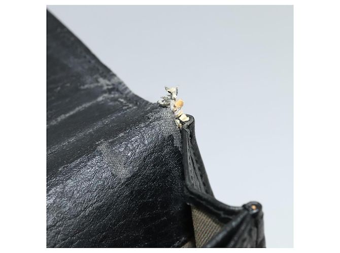 Autre Marque Burberrys Aktentasche aus schwarzem Leder mit goldenen Akzenten Auth bs26949 - Ansicht 11