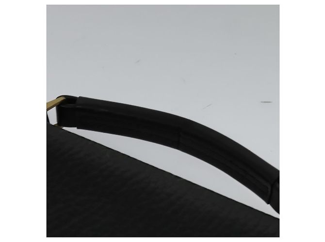 Autre Marque Burberrys Aktentasche aus schwarzem Leder mit goldenen Akzenten Auth bs26949 - Ansicht 14
