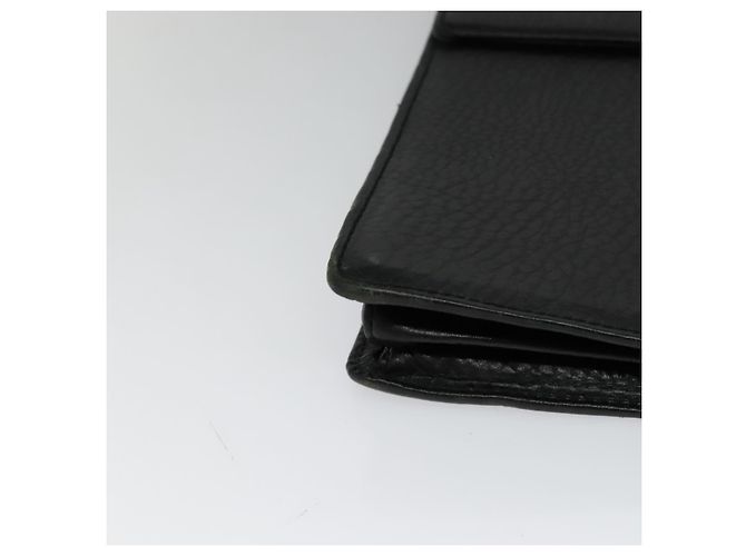 Autre Marque Burberrys Aktentasche aus schwarzem Leder mit goldenen Akzenten Auth bs26949 - Ansicht 8