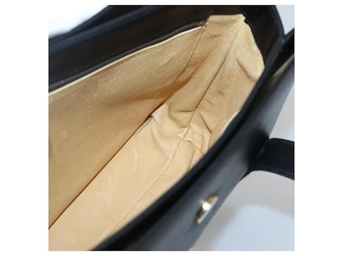 Borsa MCM in pelle nera e oro Auth BA3459 Nero D'oro - vista 17