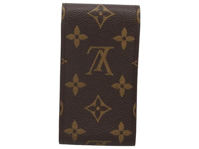 LOUIS VUITTON Monogram Etui cigarrillo Estuche para cigarrillos M63024 LV Auth 130525 - vista 2