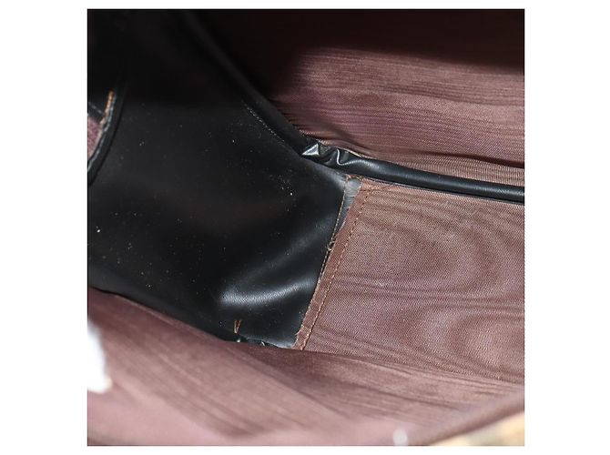 Autre Marque Bolsa de Ombro Burberrys Nova Check em Lona Bege Dourada Auth ti3263 Dourado - vista 20