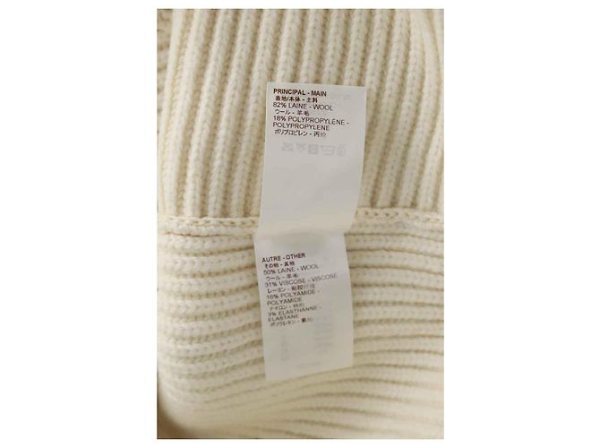 Louis Vuitton Jersey de lana blanco - vista 6