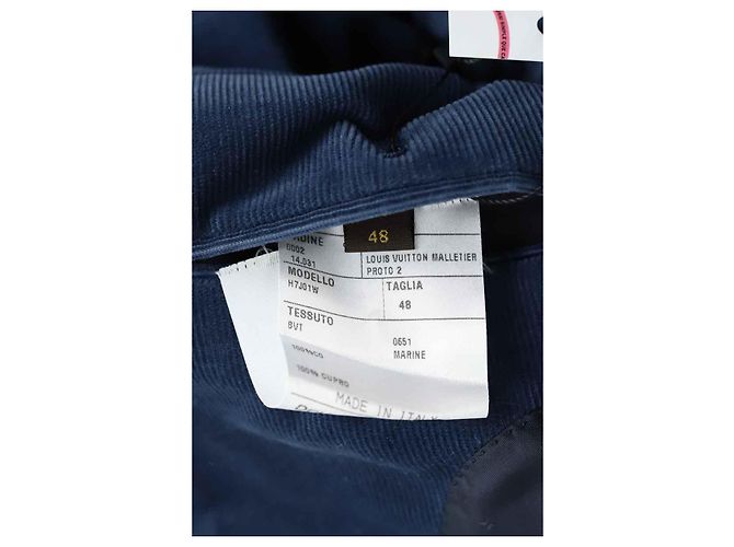 Louis Vuitton Giacca in cotone Blu - vista 6
