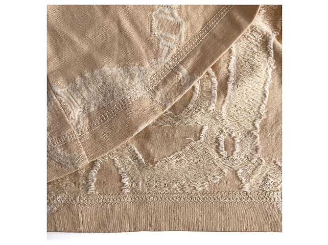 Hermès Baumwoll-T-Shirt 36 Beige - Ansicht 8