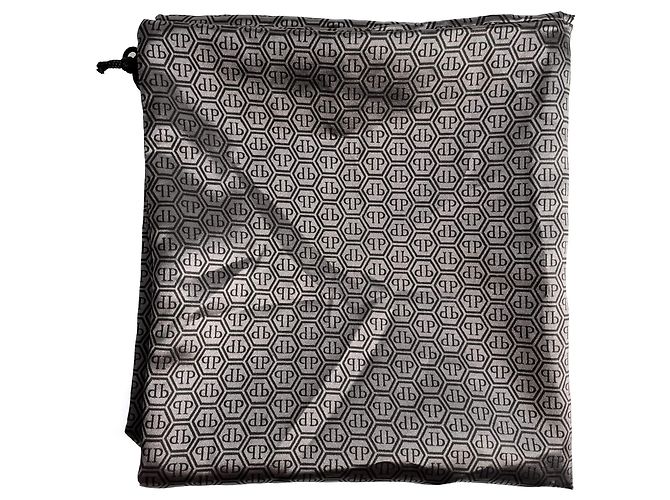 Philipp Plein Borsa a spalla in pelle con borchie nera Nero - vista 11