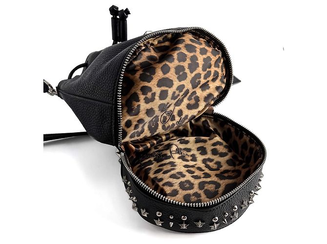 Philipp Plein Borsa a spalla in pelle con borchie nera Nero - vista 9