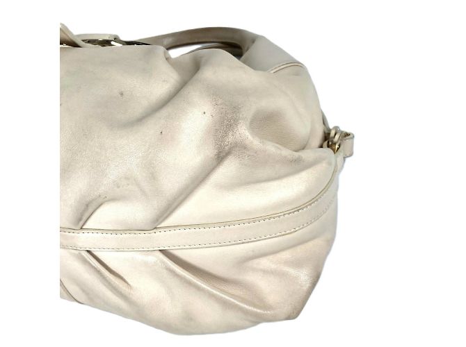 Bulgari Borsa a mano Bvlgari Chandra Logo Beige - vista 6