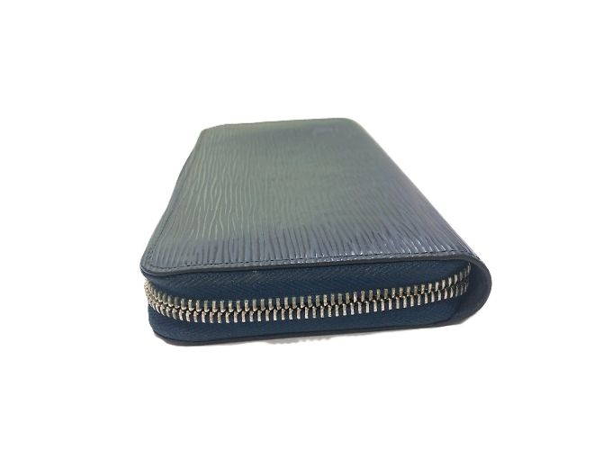 Cartera larga de cuero Epi Louis Vuitton Azul - vista 4
