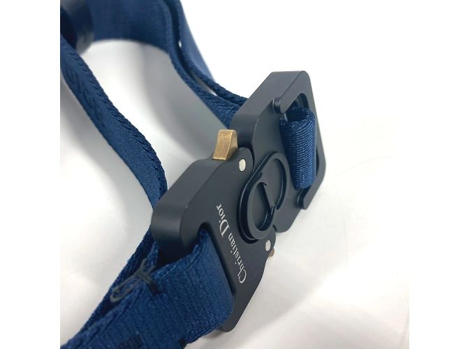 Christian Dior Navy Canvas Belt - view 2