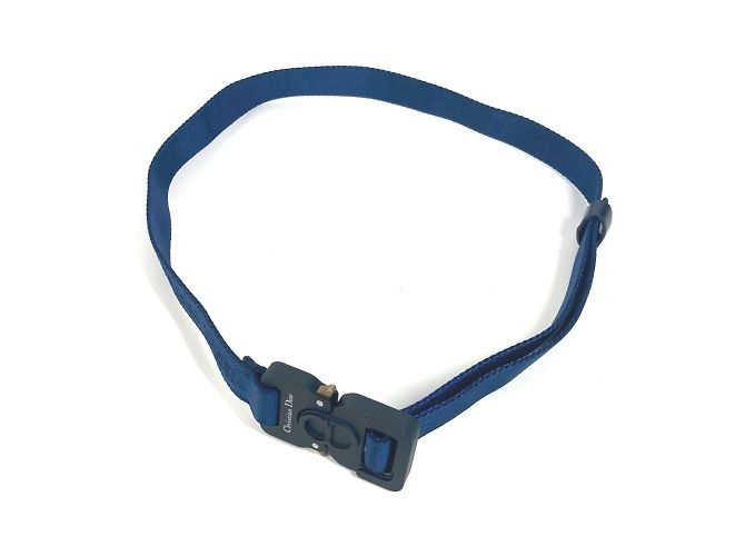 Christian Dior Navy Canvas Belt - view 3