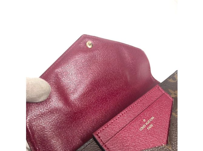 Portafoglio Lungo Jeanne Monogramma Louis Vuitton Marrone Rosa - vista 7
