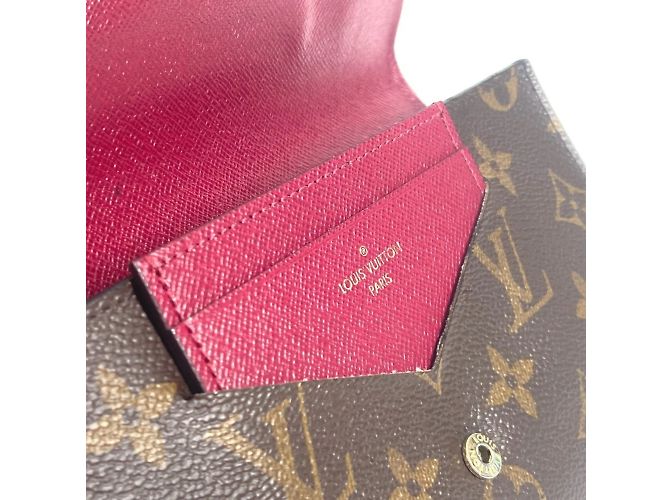 Portafoglio Lungo Jeanne Monogramma Louis Vuitton Marrone Rosa - vista 8