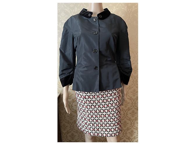 Dolce & Gabbana Jacke Schwarz aus Polyester Größe 46 - Ansicht 10
