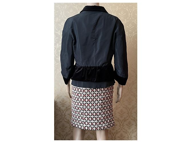 Dolce & Gabbana Jacke Schwarz aus Polyester Größe 46 - Ansicht 12