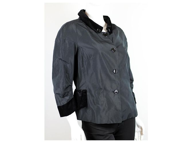 Dolce & Gabbana Jacke Schwarz aus Polyester Größe 46 - Ansicht 3