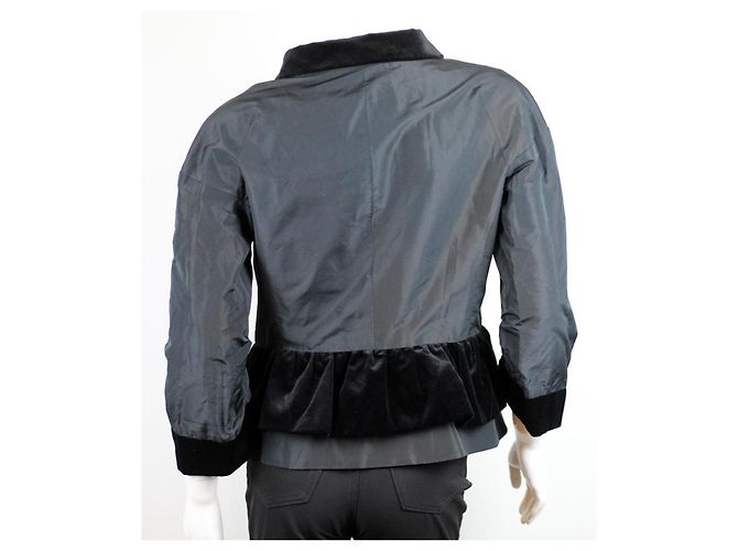 Dolce & Gabbana Jacke Schwarz aus Polyester Größe 46 - Ansicht 4