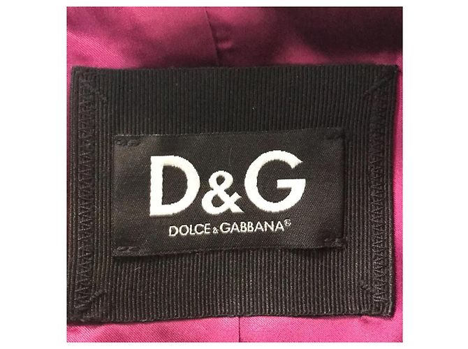 Dolce & Gabbana Jacke Schwarz aus Polyester Größe 46 - Ansicht 6