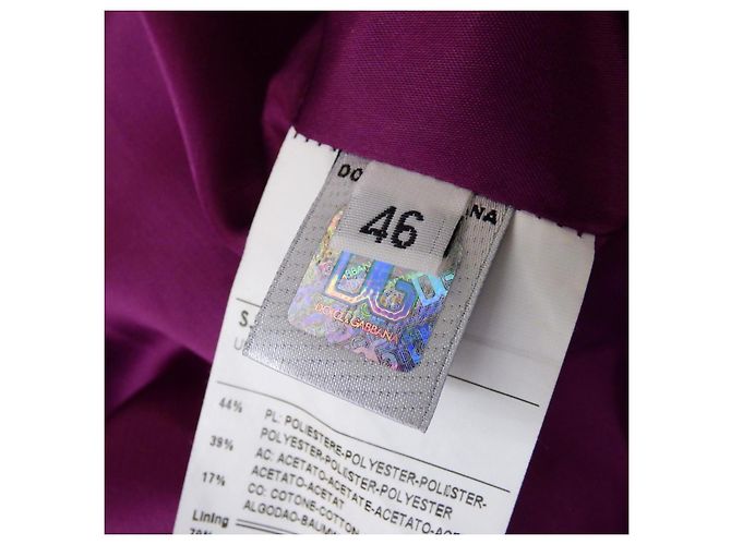 Dolce & Gabbana Jacke Schwarz aus Polyester Größe 46 - Ansicht 9
