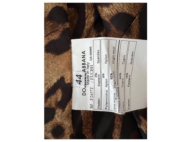 Dolce & Gabbana Wollblazer Schwarz - Ansicht 10