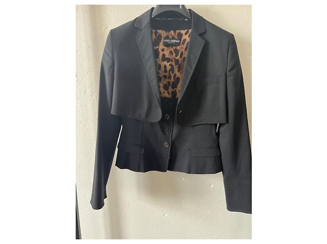 Dolce & Gabbana Wollblazer Schwarz - Ansicht 7