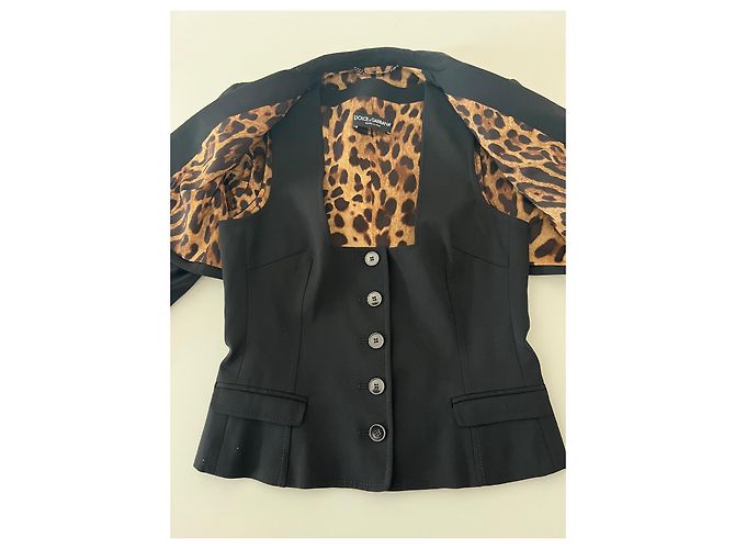 Dolce & Gabbana Wollblazer Schwarz - Ansicht 9