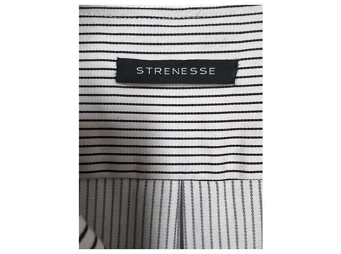 Vestido Strenesse de algodón crema - vista 10